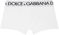 Dolce&Gabbana Boxer blanc à logos