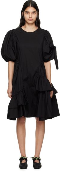Cecilie Bahnsen Black Danita Midi Dress