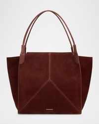 Victoria Suede Tote Bag