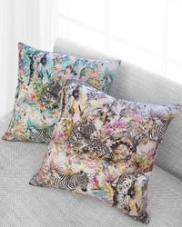 Jurassica Throw Pillow, 24" x 24"