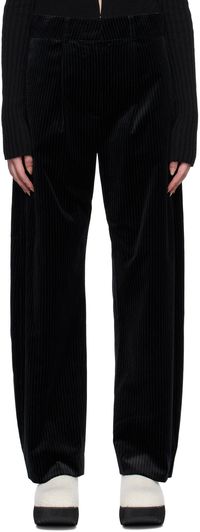OPEN YY Black Rounding Trousers
