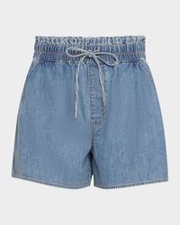 Wilder Drawstring Denim Shorts