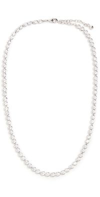 SHASHI Bezel Tennis Necklace Silver One Size