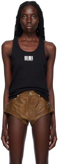 VTMNTS Black Barcode Tank Top
