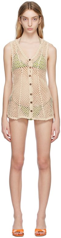 Akoia Beige Jala Minidress