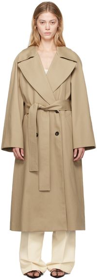 Róhe Khaki Classic Trench Coat