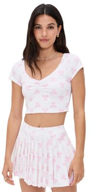 LoveShackFancy Kudura Top Victory White XXL