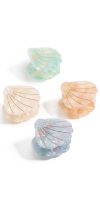 By Adina Eden The Sea To My Shell Claw Clip Set Multi Color One Size