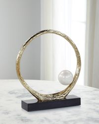Anello Di Perle Sculpture On Iron Base, Large