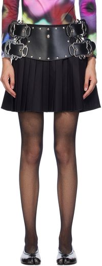 Chopova Lowena Black Marshal Miniskirt