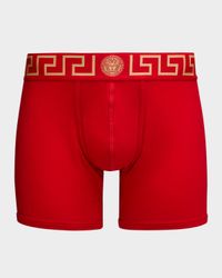 Men's Organic Cotton Greek Key Boxer Briefs