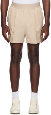 Stockholm (Surfboard) Club Beige Loose Shorts