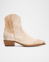 Men's Walker Tipped Leather Western Boots