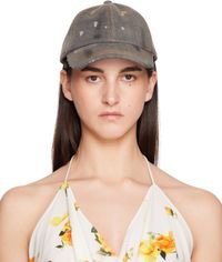 Acne Studios Black Denim Cap