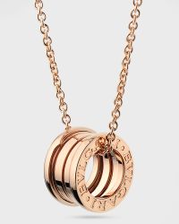 B. Zero1 18k Rose Gold Pendant Necklace