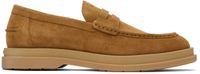 Hugo Tan Suede Loafers