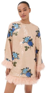 Borgo de Nor Stevie Sequin Dress Rose Blue 8