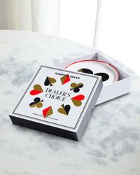 Dealers Choice Canape Plates, Set of 4