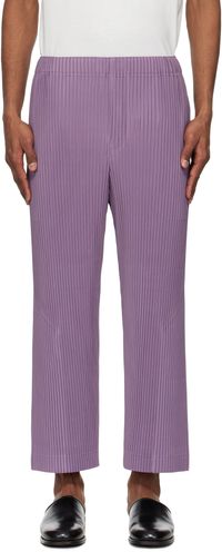 HOMME PLISSÉ ISSEY MIYAKE Purple Monthly Color April Trousers
