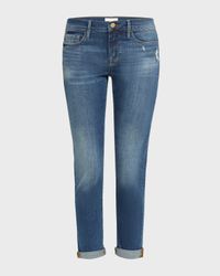 Le Garcon Cropped Boyfriend Jeans