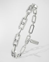 MOVE UNO 18K WHITE GOLD MULTI-DIAMOND BRACELET