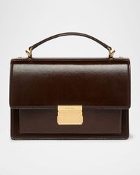 Venezia Flap Leather Crossbody Bag