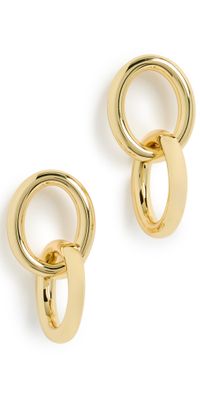 Gorjana Lou Drop Earrings Gold One Size