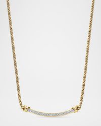 Petite Helena Wrap Diamond Station Necklace in 18k Gold