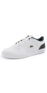 Lacoste Men's T-Base Sneakers White/Dark Green 11
