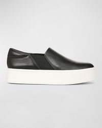 Warren Leather Slip-On Sneakers