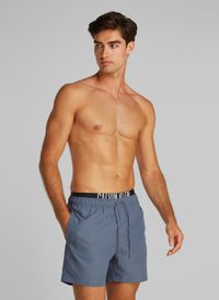 Calvin Klein - Short de bain en fibres recyclées - Taille XL - Gris