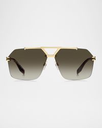Marc 837S Titanium Rectangular Sunglasses