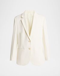 Classic Tailored Wool-Blend Jacket