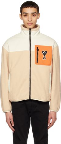 AMI Paris Blouson beige édition Puma