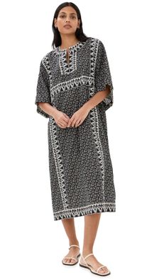 Sea Panna Color Block Caftan Multi XS/S