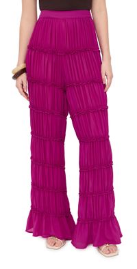 Andrea Iyamah Sina Pants Magenta XS