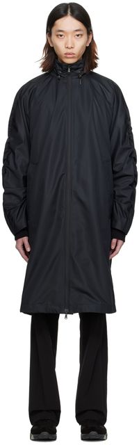 WOOYOUNGMI Black Ruched Coat