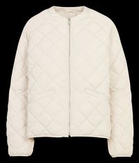 Sud Express - Veste droite matelassée - Taille L - Blanc