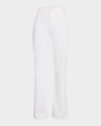Maya High-Rise Straight-Leg Pants