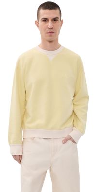 Isabel Marant Miker College Sweatshirt Light Yellow XL
