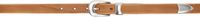 OUR LEGACY Tan 2 CM Belt