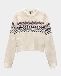 Leigh Fair Isle Crewneck Sweater
