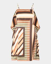 Mayam Geometric Scarf Mini Dress