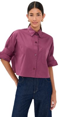 TWP Next Ex Button Down Shirt Crushed Violets XS/S