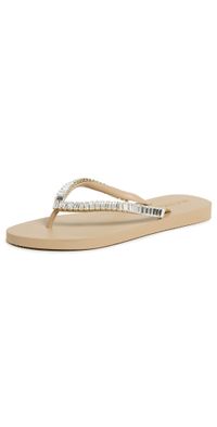 Mystique Flip Flops Nude/Clear 9/10