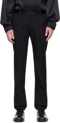 Dolce&Gabbana Black Six-Pocket Trousers