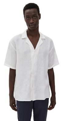 Ancora The Sand Resort Linen Shirt Ivory L