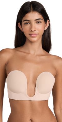 Fashion Forms U Plunge Backless Strapless Bra Almond A