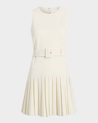 Charolette Sleeveless Pleated Mini Dress