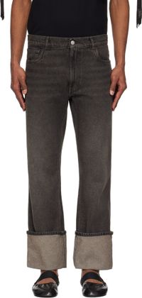 Coperni Black Loose-Fit Boyfriend Jeans